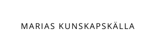 Marias Kunskapskälla